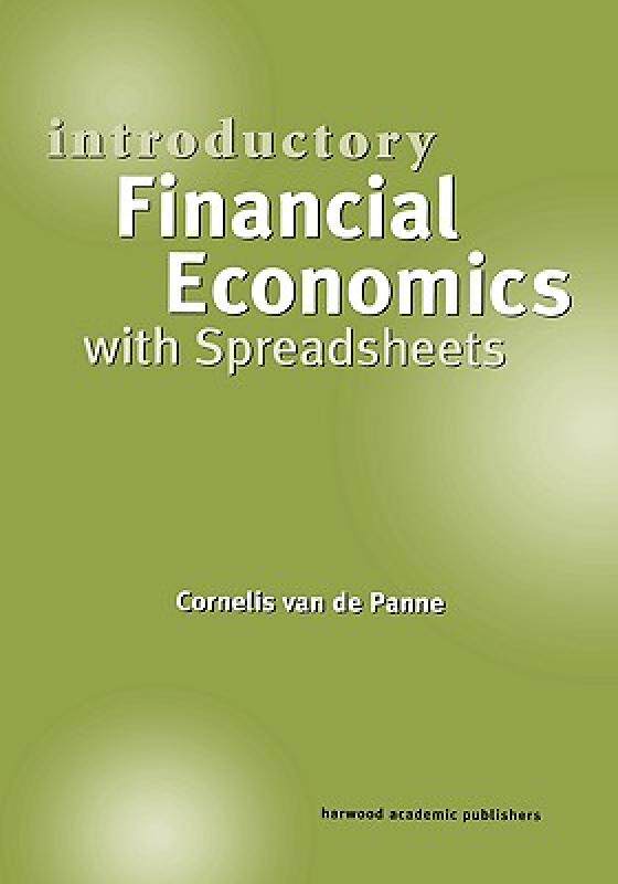 【预售】Introductory Financial Economics with Spreadsheets