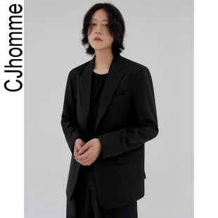 新款 CJHOMME 时尚 修身 西服男韩版 秋季 男士 流行百搭西装 简约外套潮