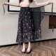 一片式 不规则荷叶边包臀裙绑带围裹裙 雪纺碎花半身裙女2026夏新款