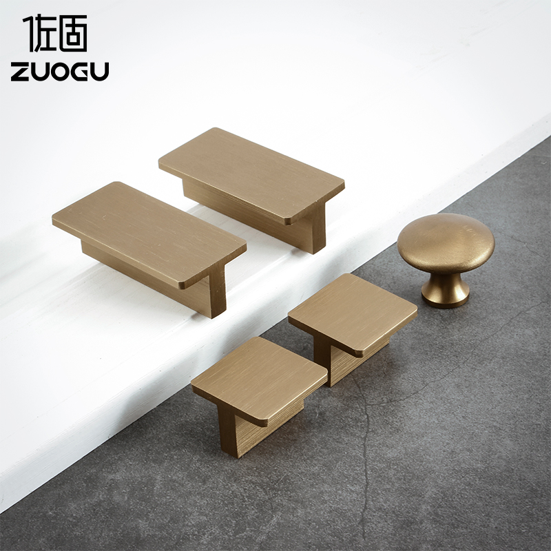 抽屉拉手单孔把手小拉手床头柜双