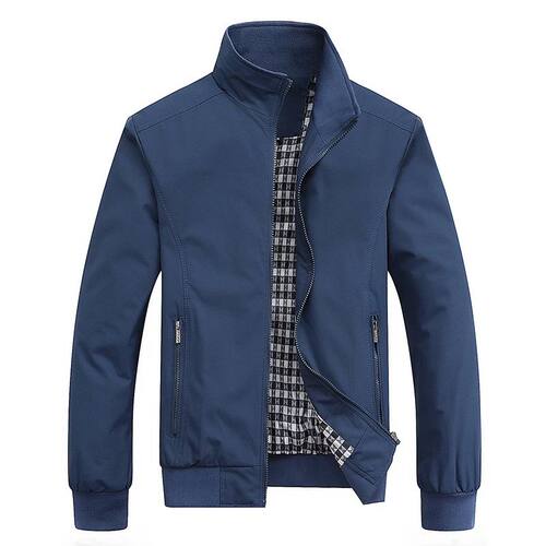 2025 Spring Autumn Casual Solid Fashion Slim Bomber Jacket M