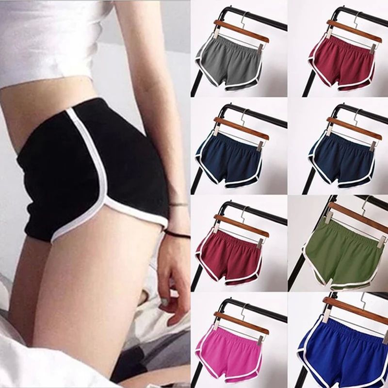Sports Shorts Women Summer 2024 New Candy Color Anti Emptied