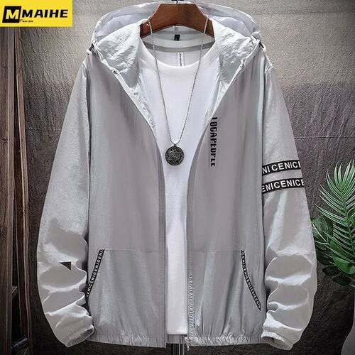 Summer Skin Coats Men SPF Ultra Light UV Sun Protection Big