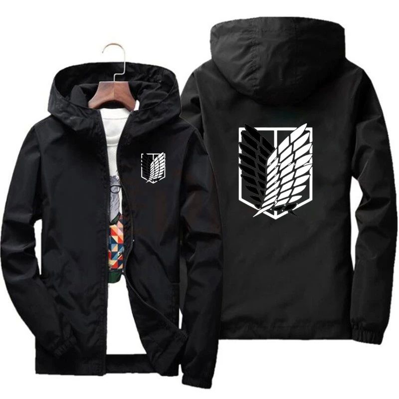 Attack on Titan New Outdoor Travel Men's Hooded Jacket Sprin