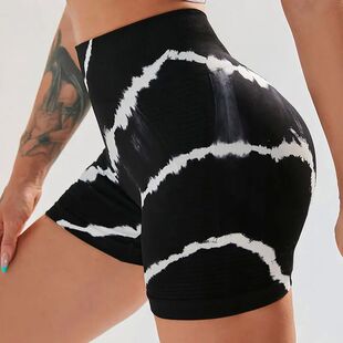 Yoga Shorts High Waist Workout Shorts Fitness Yoga Lift Butt