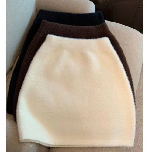 Elastic Waist Slim Women Short Skirt Sexy Elegant All-Match