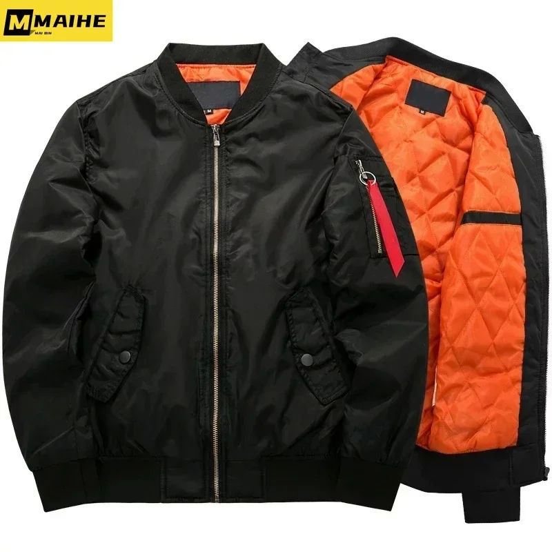 2023 New MA1 Pilot Bomb Jacket Men's Autumn and Winter Thick