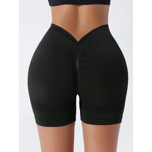 Seamless High Waisted Yoga Shorts From Europe And America Wa
