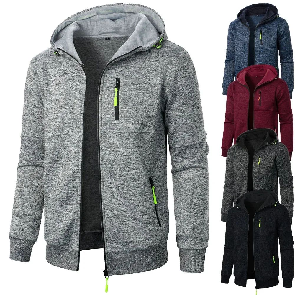 Men's Casual Sweatshirts Hooded Sweatshirt Slim Fit Sportswe