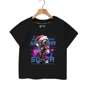 机甲战士机器人变形金刚潮酷创意短袖T恤衫男女儿童装学生款半袖