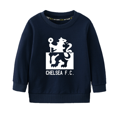切尔西蓝军队服儿童学生圆领卫衣