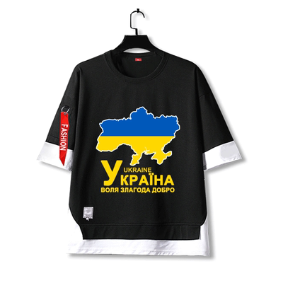 乌克兰ukraine国家假两件短袖