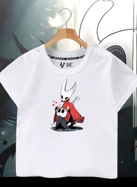 空洞骑士HollowKnight游戏周边短袖T恤衫男女儿童装学生宝宝半袖
