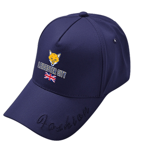 莱斯特城队服蓝狐瓦尔迪狐狸周边鸭舌帽子男女足球迷棒球帽遮阳帽