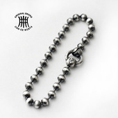 简册纯银男女款 珠子手链情侣男女基础链复古泰银学生个性 简约礼物