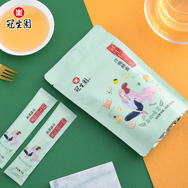 冠生园小袋装蜂蜜便携条 每日蜂蜜 洋槐蜂蜜15g*7条*3袋