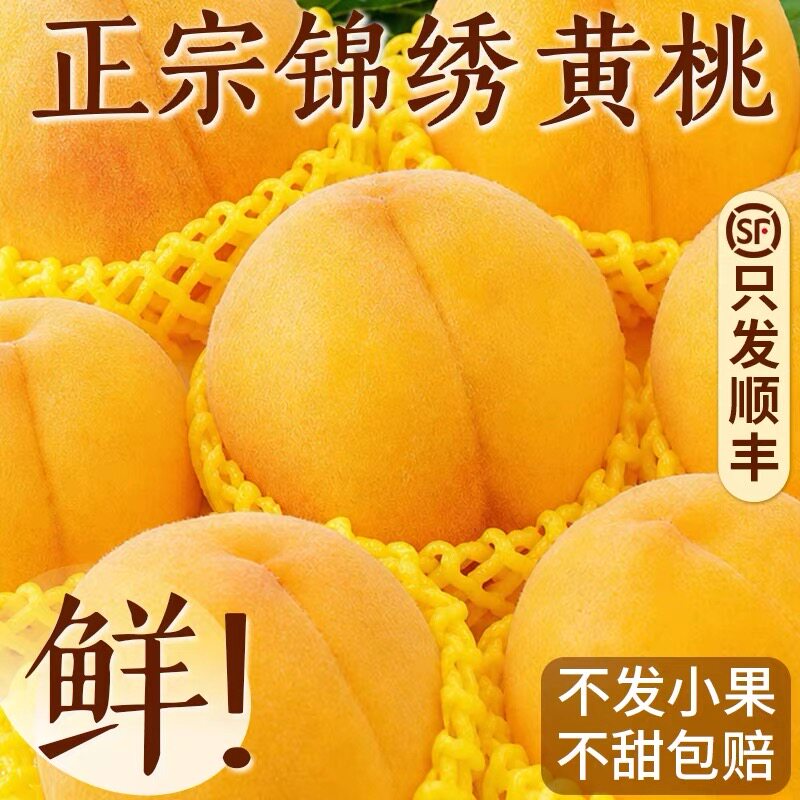 姚庄锦绣黄桃现摘头茬10斤
