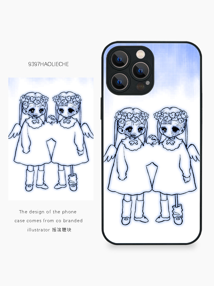 TRAIN 9397 일러스트레이터 ROCK CANDY 공동 브랜드 휴대폰 케이스 APPLE 16PROMAX15PROMAX14PRO13PRO HUAWEI P40P50P60PROMATE60PRO에 적합