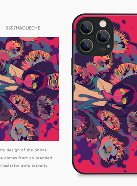 9397 awfulartparty 插画手机壳适用于苹果17Promax16Promax15pro华为p50p60p70promate60Pro小米13vivooppo