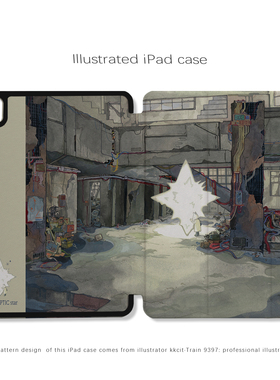 9397 kkcit 原创 ipad壳平板壳适用于ipadpro2024 10.9英寸12.9英寸13英寸高级简约黑色机壳