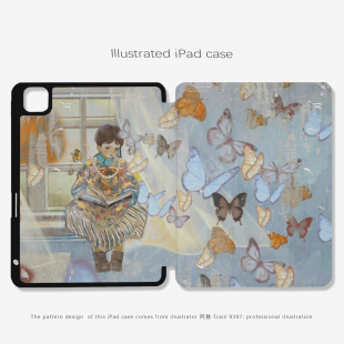 9397阿憝ipad壳适用于201910.2英寸ipad air423ipadpro2020ipadpro2024 10.911寸12.9寸13寸保护壳黑色机壳