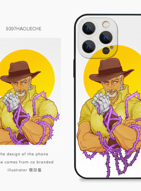 9397号列车x插画师：银斯基联名43正版手机壳适用于苹果14pro15pro16pro华为p50p60pro小米14