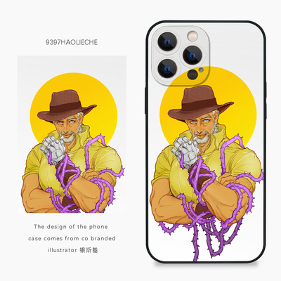 9397号列车x插画师：银斯基联名43正版手机壳适用于苹果14pro15pro16pro华为p50p60pro小米14