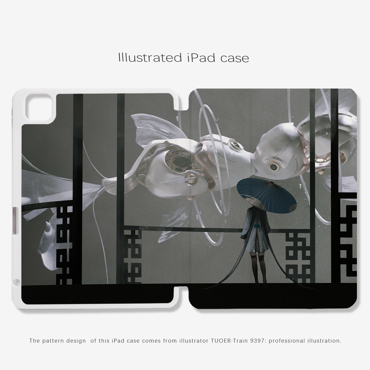 9397ipad壳tuoer适用于苹果ipadpro2018/2020/2024 10.9 11寸12.9寸13寸专用5-9白色机壳