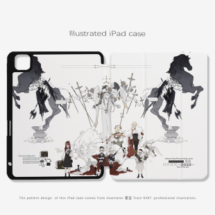 10.9 2024 11寸12.9寸13寸黑色机壳 2020 9397霜蓝ipad平板壳适用于苹果ipadpro2018