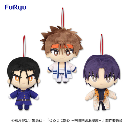 日正版 FuRyu 浪客剑心 新TV版 斋藤一 挂件 现货 毛绒玩具