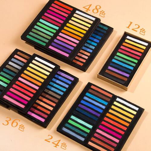 Chalk 36 24 colors Chalk pigment Powder stick Brush crayon