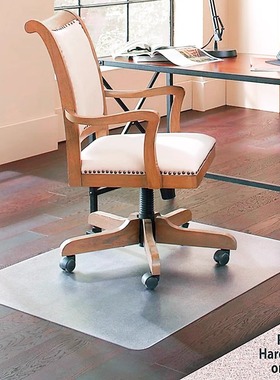 PVC transparent floor mat for office computer swivel chair