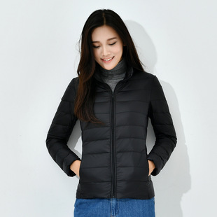 White Duck Slim Women Down Ultra Winter Light Jackets Coats