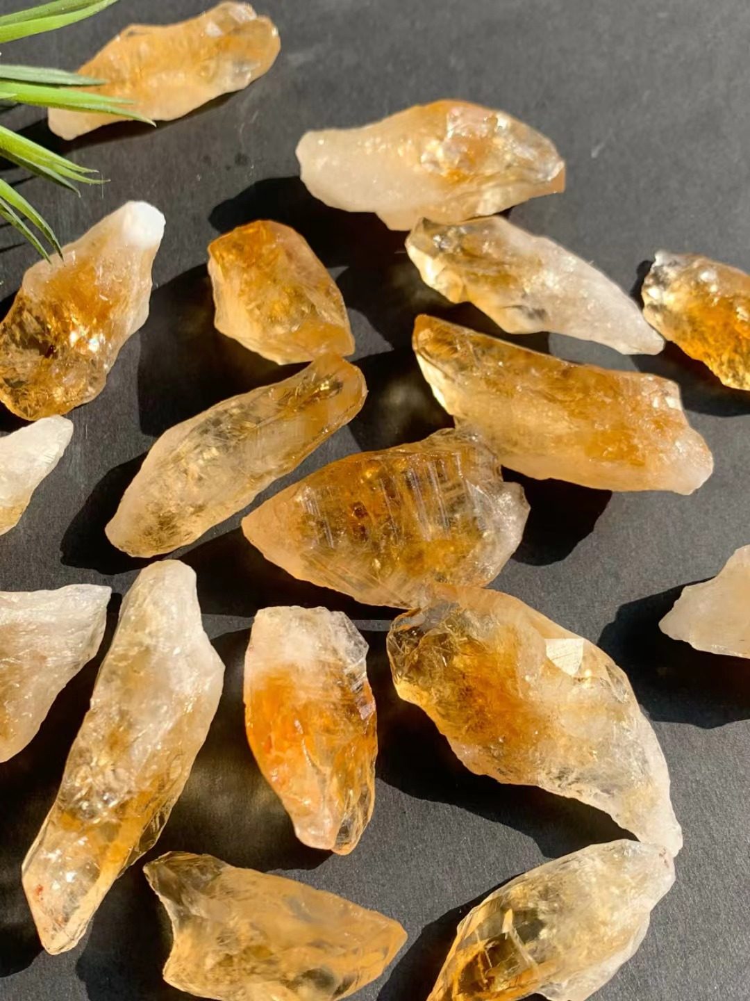 NATURAL NON-OPTIMIZED BRAZILIAN GOLDEN CITRINE ROUGH BACKBONE SCIENCE DIFFUSER ACCESSORIES BRACELET WEALTH GOLD ASAI