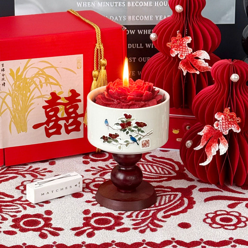 结婚礼物送新人新娘伴娘闺蜜实用高级感伴手礼品新婚香薰蜡烛礼盒