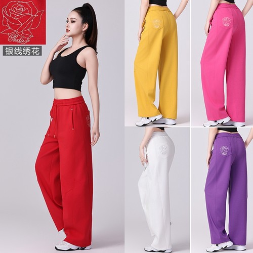 秋冬运动跳舞长裤弯刀裤