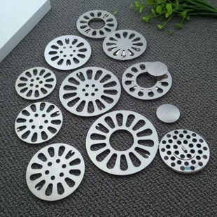 地漏盖子不锈钢圆形加厚拉丝双用盖片浴室卫生间厕所下水道过滤网