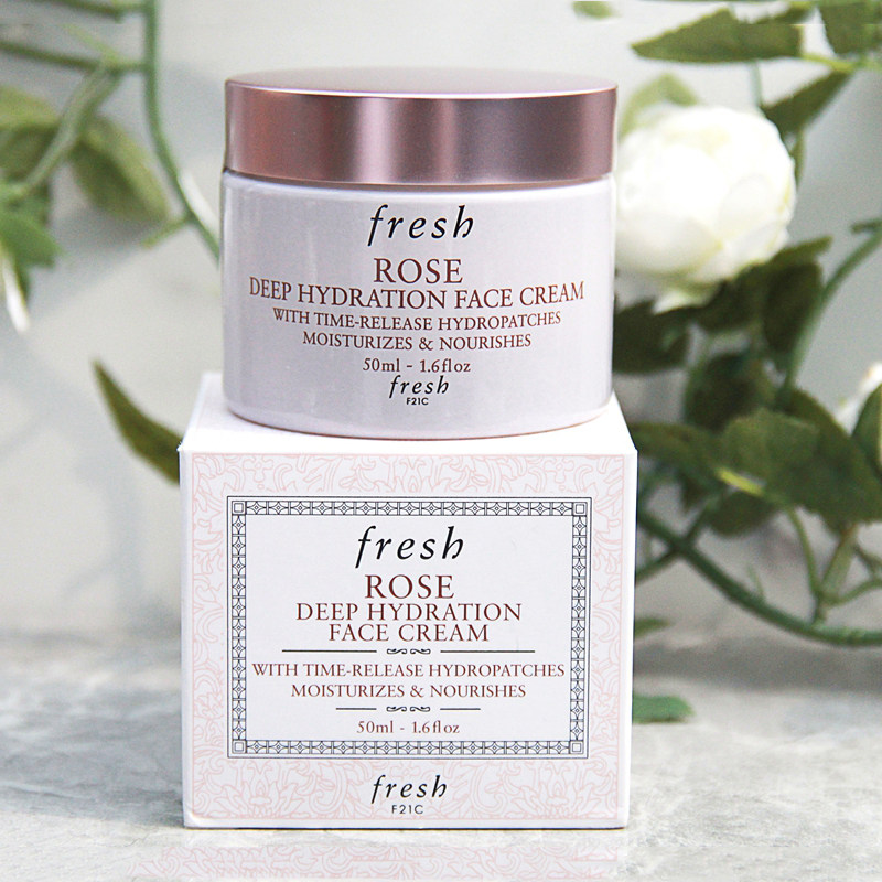 馥蕾诗玫瑰润泽密集保湿面霜50ml深层补水滋润舒缓润泽孕妇可用