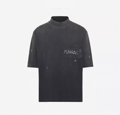 MM6马吉拉同款做旧短袖