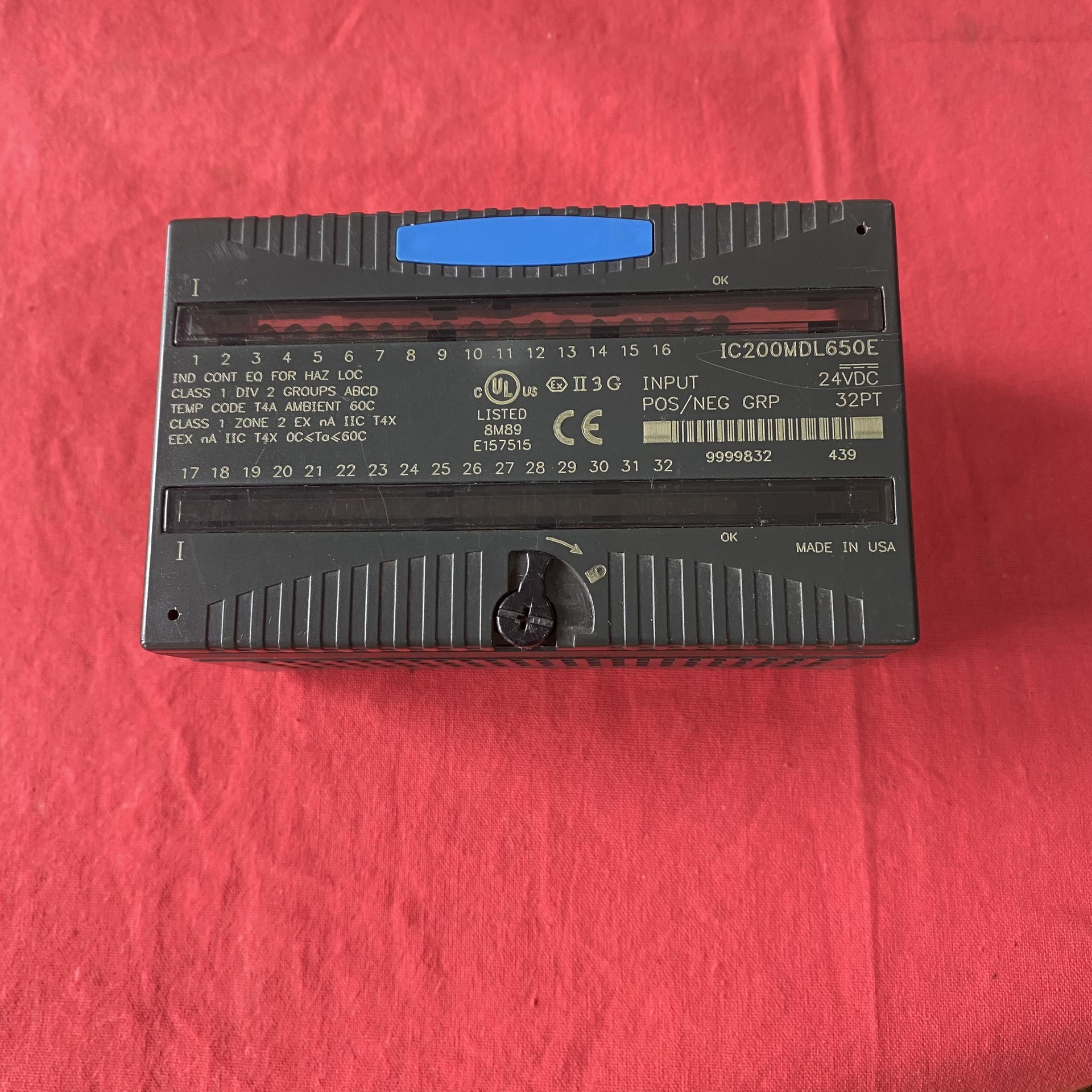 PLC模块型号IC200MDL650E工业备件