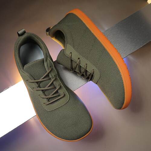 大码网面透气零落差赤足鞋