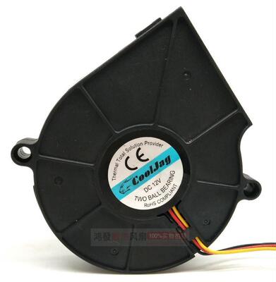 1u 775捷豹P4 CPU风扇 7cm鼓风机7515 B127515BU 12V COOLSERVER