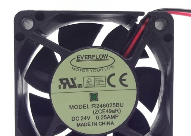 EVERFLOW R246025BU 24V 0.25A 6CM 6025 大风量 变频器散热风扇