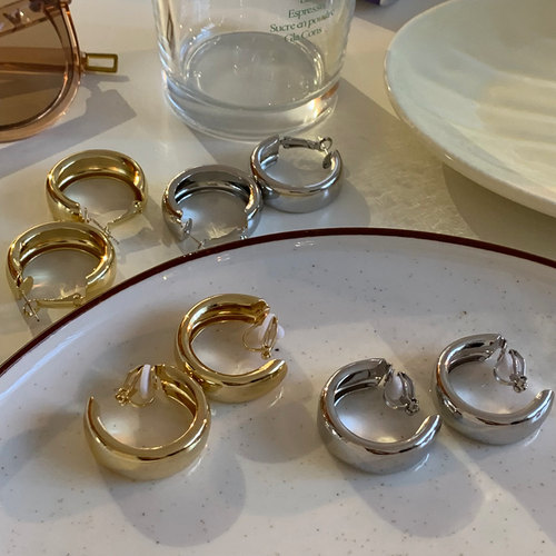 三角耳夹无耳洞宽一点的大圆圈