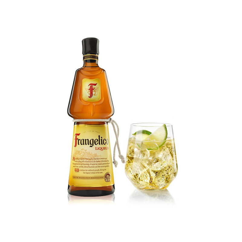 frangelico榛实意大利榛子利口酒700ml榛子酒力娇酒甜酒烘焙调酒