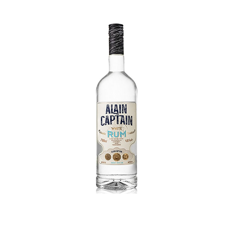 阿兰船长白朗姆酒 rum 莱姆酒 基酒 进口洋酒 烈酒 40度 700ml