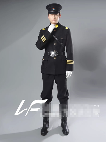 悬崖之上毛呢黑cos演剧本漫展军制服加厚2023年秋季道具包邮新款