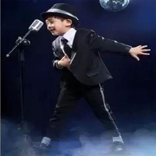 迈克尔杰克逊演出服男女童杰克逊幼儿园服装儿童MJ舞蹈表演服套装