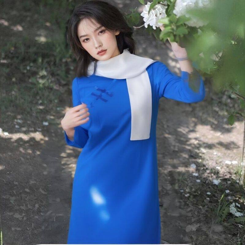 民国江姐演出服服装女表演绣红旗话剧红梅赞舞台表演服装成人棉质