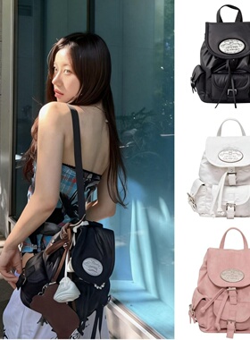 lotsyou双肩背包LOTSYOU双肩包小众百搭女包jennie同款休闲背包